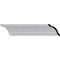 Ekena Millwork 3"H x 3"P x 4 1/4"F x 94 1/2"L, (1 3/4" Repeat), Rachelle Crown Moulding MLD03X03X04RH - alternate 1
